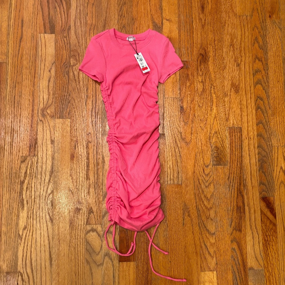 Garage Reina Ruched T-shirt Dress